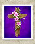 Unframed fine art print of He Is Risen, a painting by Kris Horton