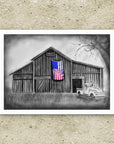 Unframed fine art print of My America a painting by Kris Horton