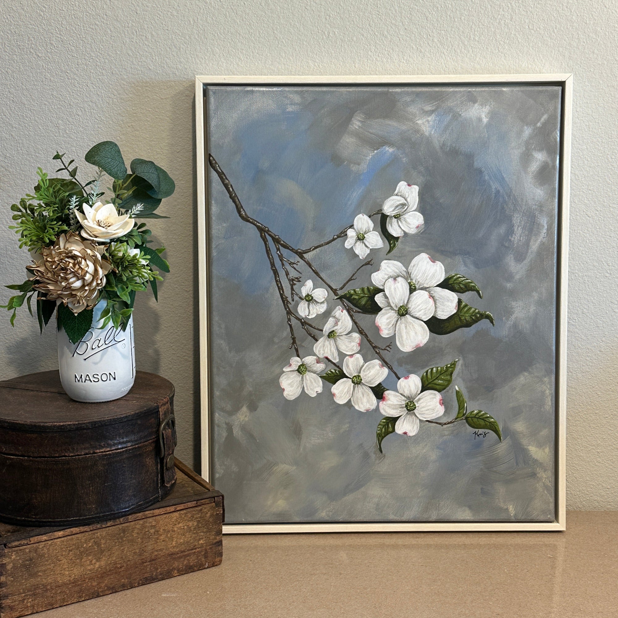 The Dogwood painting by Kris Horton