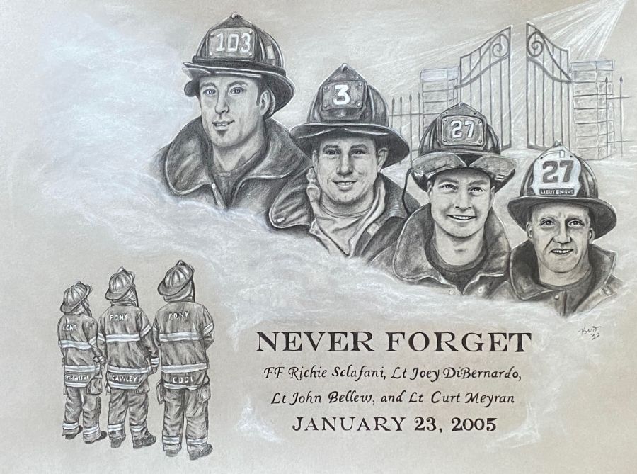 FDNY Black Sunday: The Memorial Drawing I Was Honored to Create
