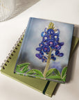 Texas Bloom No. 1 art journal, a bluebonnet painting by Kris Horton