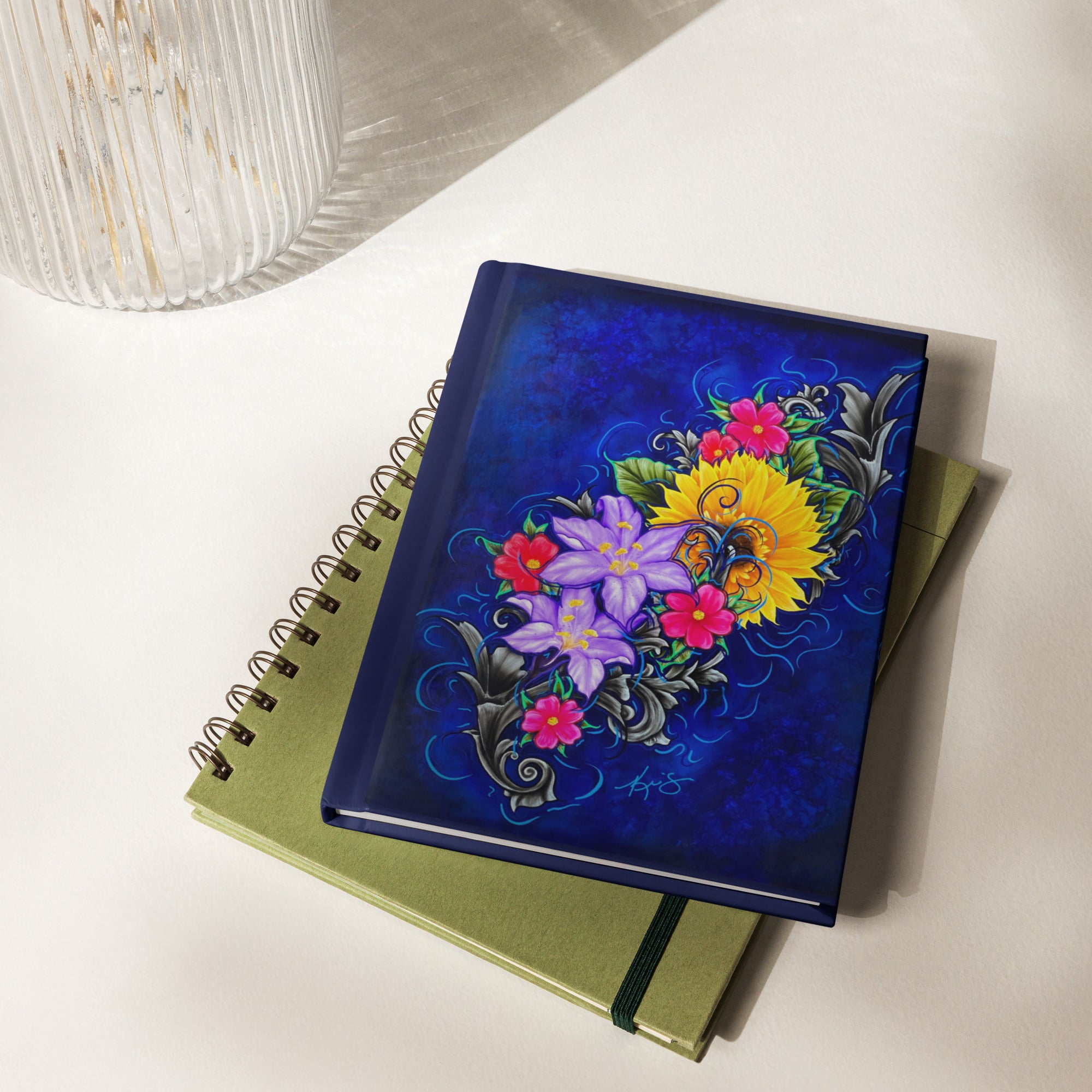 The Color of Happiness, painting by Kris Horton, printed on cover of journal