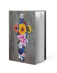 Cross in Bloom painting by Kris Horton on the cover of a journal