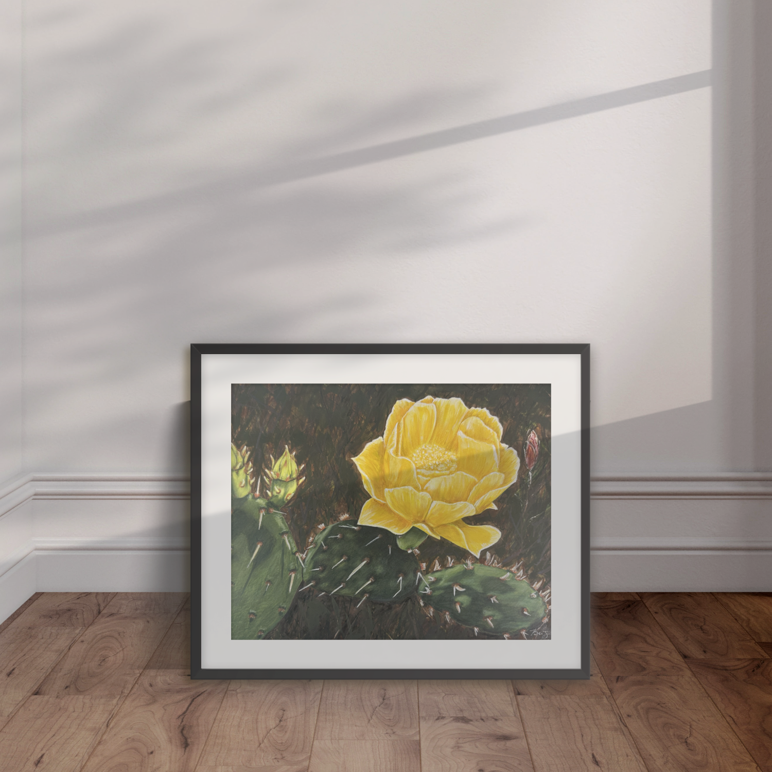 Framed painting Beauty Among Thorns by Kris Horton